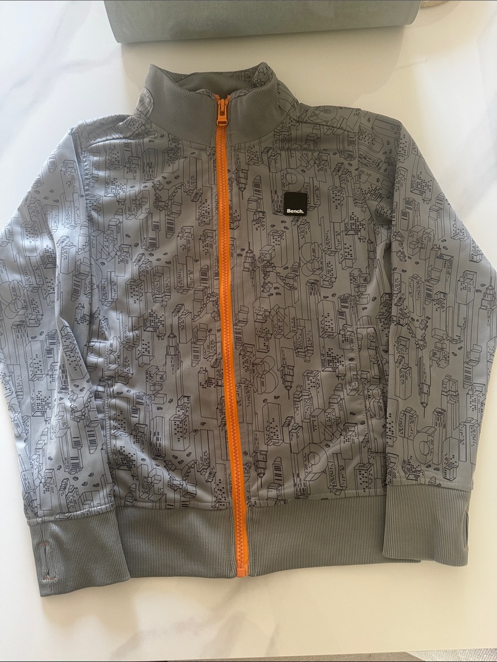 Kids Boys Bench Zip-Up Hoodie, Sz 9-10 years